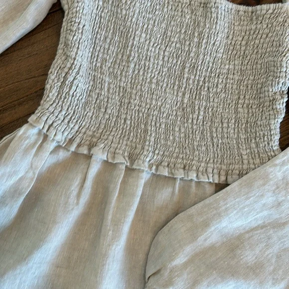 Wilfred Linen Dress | Size 2XS - Picture 2 of 4